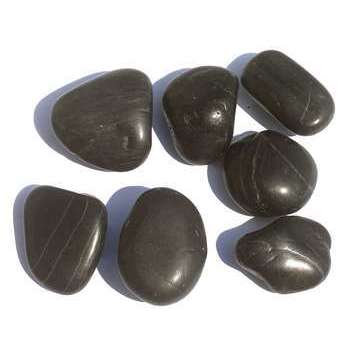 Galets de rivière 50/70mm, zen noir - 25kg