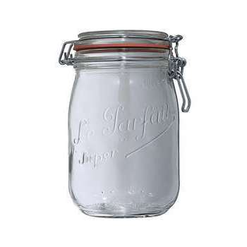 Lot de 6 bocaux - LPS 1 litre - D. 8,5 cm