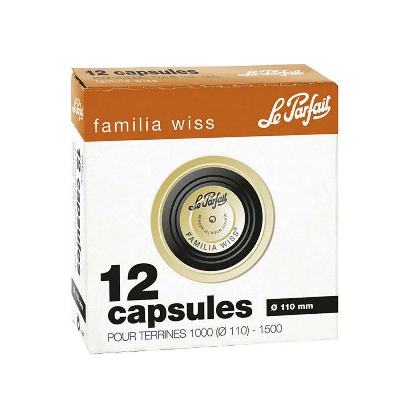 Capsules FW D110 Noire - Boite 12 - Le Parfait