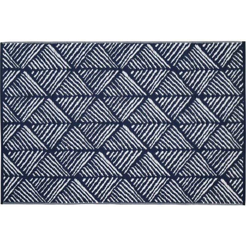 Tapis rectangulaire Jacquard LOUXOR réversible - L