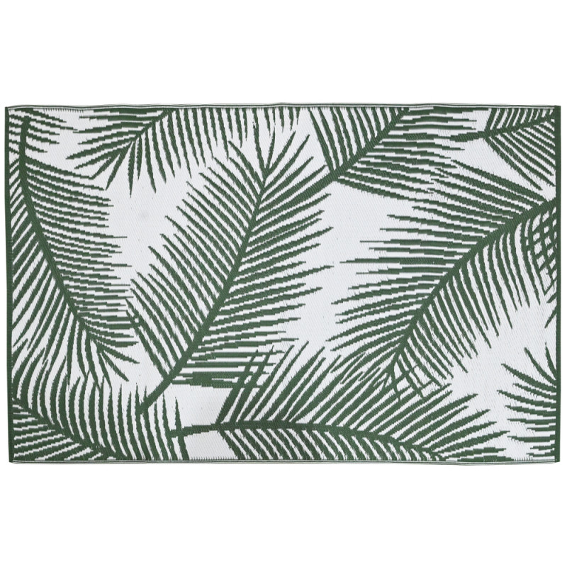 Tapis rectangulaire Jacquard PALMERA réversible 90