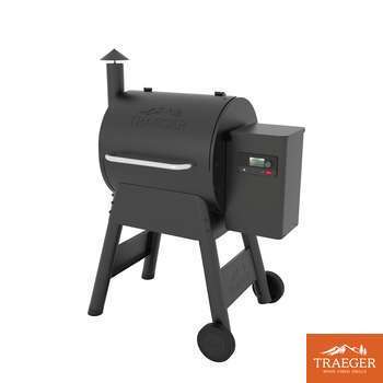 Barbecue PRO 575 : acier, noir, L.104xh.135cm