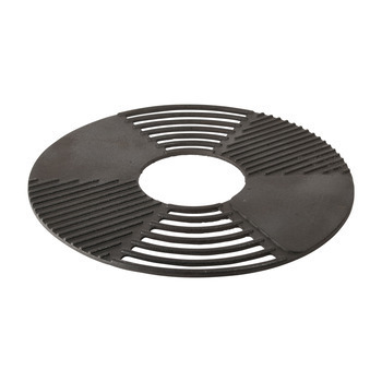 Grille/plaque pour barbecue en fonte noire - 60 cm