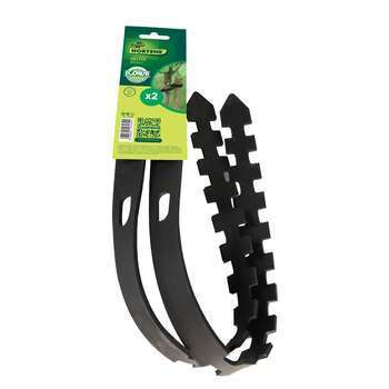 Colliers arbres caoutchouc recyclé noir 60X3CM X2