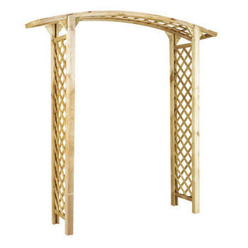 Pergola double arc en pin. 180x49x210 cm.