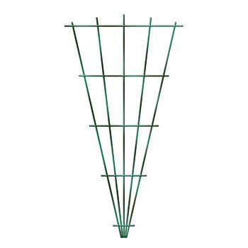 Treillage fil métal Eventail L. 75 x H. 150cm vert