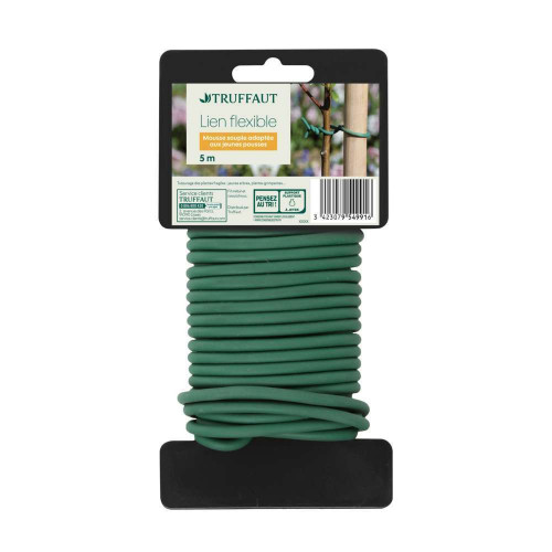 Lien souple flexible en caoutchouc + fil métal dia