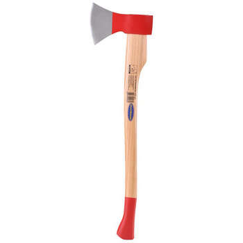 Hache bûcheron en acier forgé et bois - L70 cm