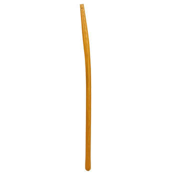 Manche pomme galbé pour fourche à bêcher : en frên
