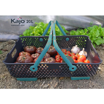 Panier panier 20L gris turquoise