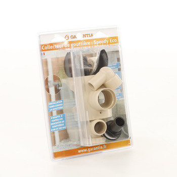 Collecteur de gouttière Speedy Eco : pose sans cou