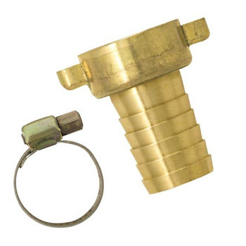 Nez de robinet laiton F. 20x27 tuy. 15 + collier