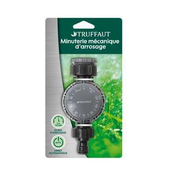 Minuterie d'arrosage mécanique, arrêt automatique