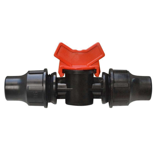 Vanne d'arrêt extra pour arrosage goutte à goutte