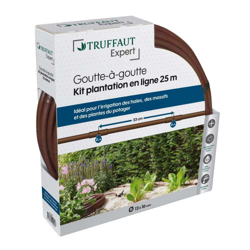 Kit d'arrosage goutte à goutte pour haies Ø. 13X16