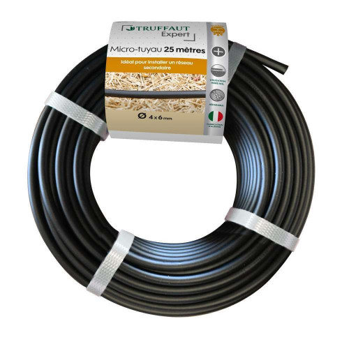 Micro-tuyau pour arrosage goutte à goutte 4X6mm x