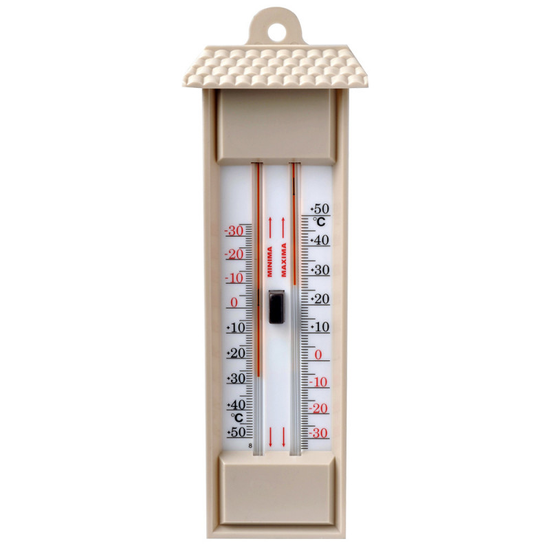 Thermomètre mini-maxi h 22 cm