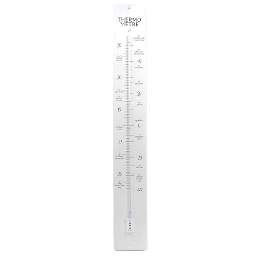 Thermomètre métal h 90 cm décoratif