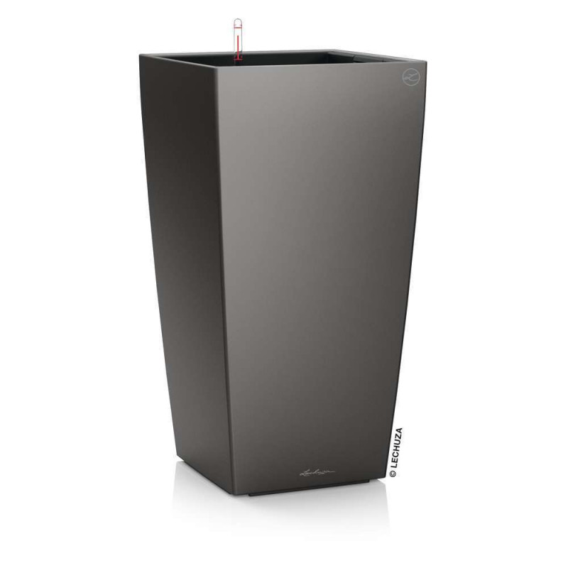 Pot Cubico Premium, coloris anthracite métallisé D