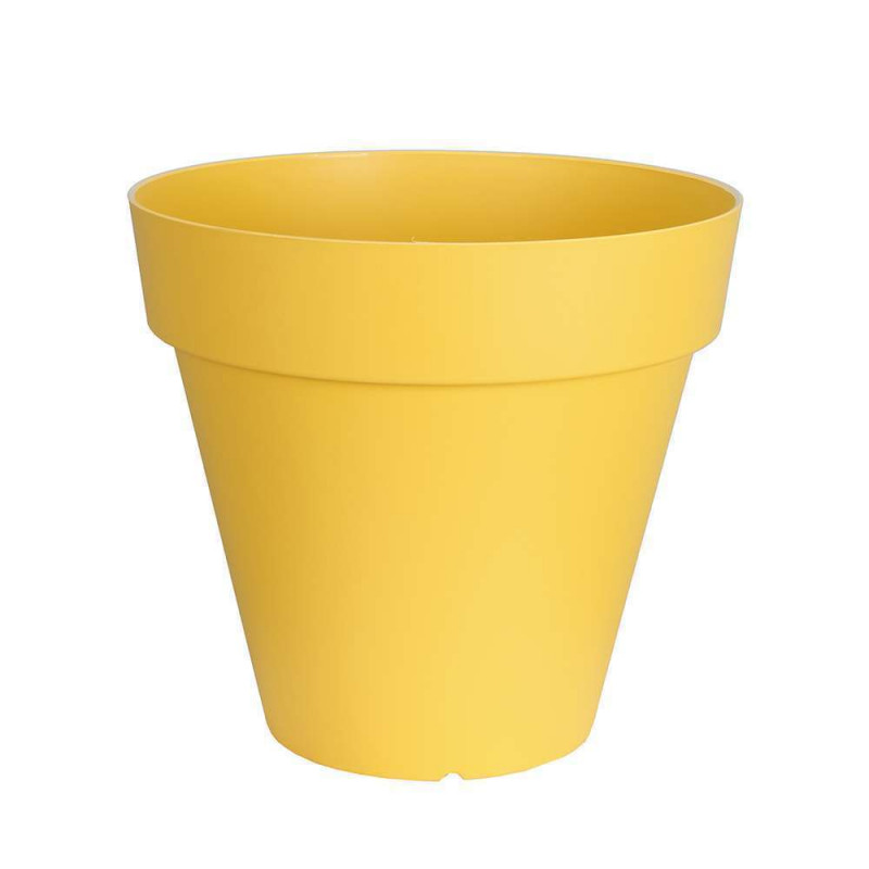 Pot Soleilla rond D.20 cm jaune