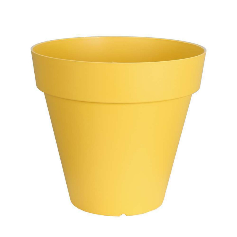 Pot Soleilla rond D.40 cm jaune