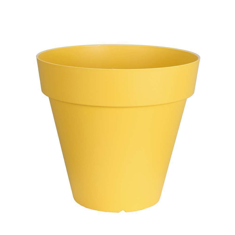 Pot Soleilla rond D.50 cm jaune