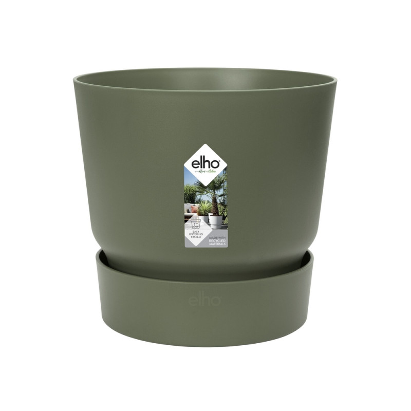 Pot de Fleurs Greenville Rond 14 - Leaf Green - Ø1