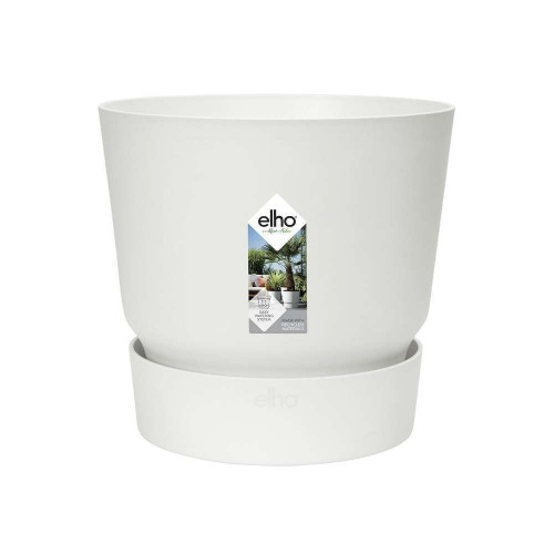 Pot de fleurs Greenville Rond 16 - Blanc - Ø16xH.