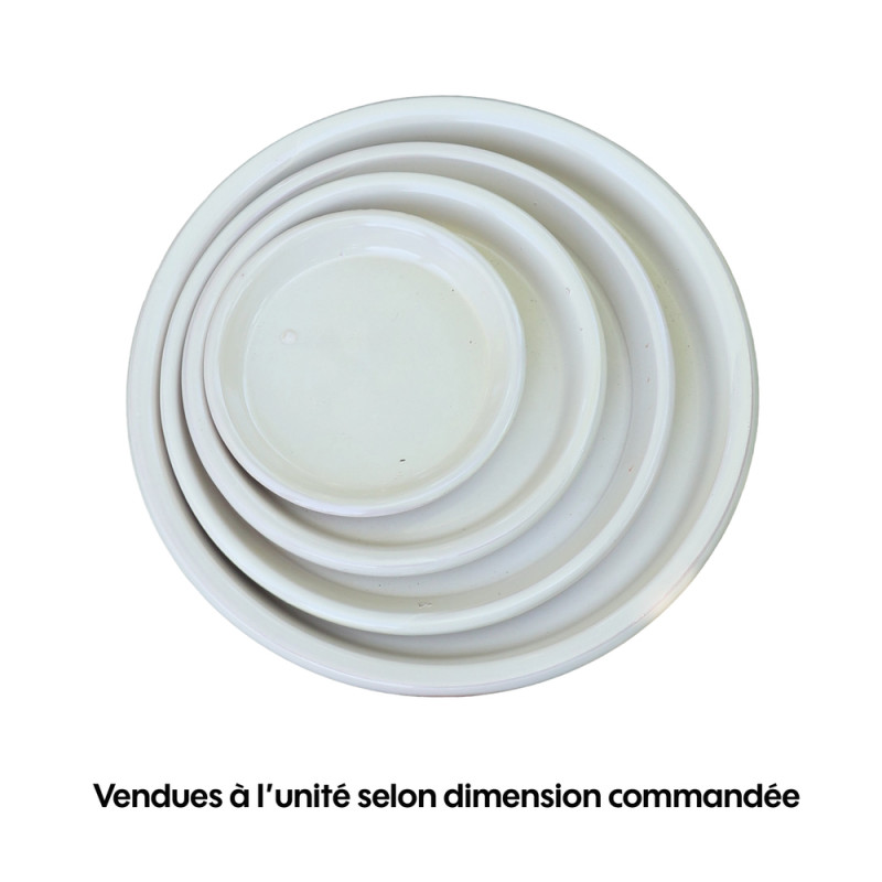 Soucoupe crème - D. 22cm