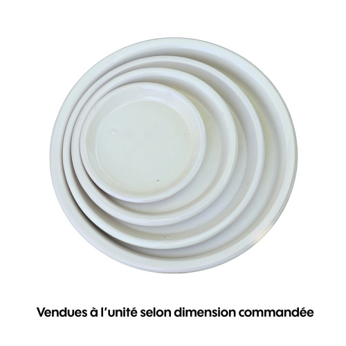 Soucoupe crème - D. 22cm