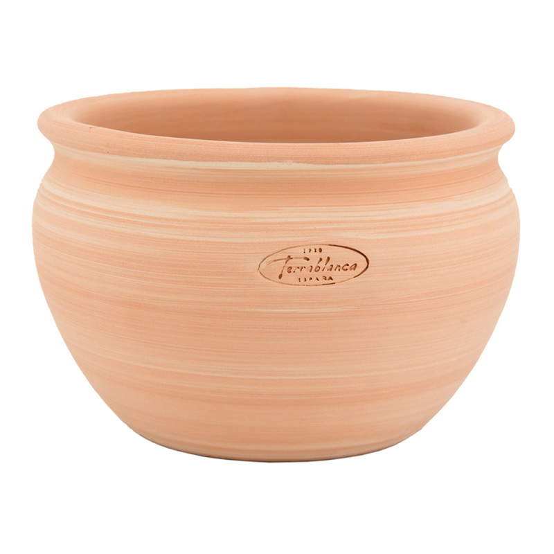 Pot boule en terre cuite - D. 34xH. 24cm