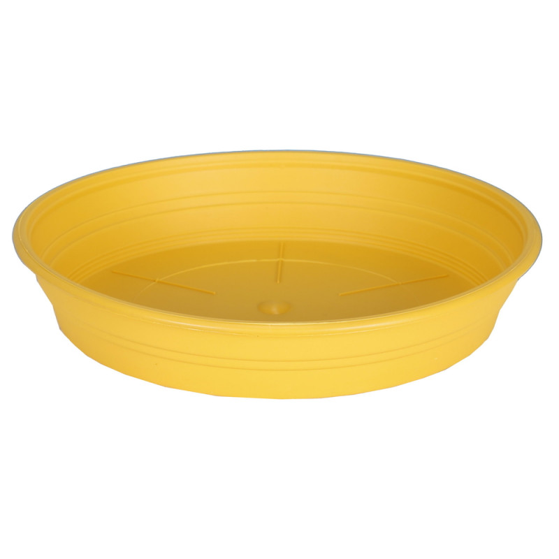 Soucoupe ronde jaune - D. 40cm