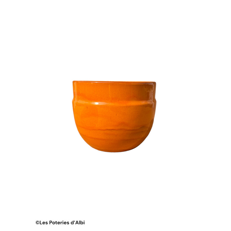 Pot Austral en terre cuite émaillée, coloris savan