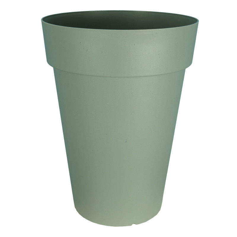 Pot Soleilla - H. 53cm, vert argile