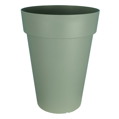 Pot Soleilla - H. 66cm, vert argile