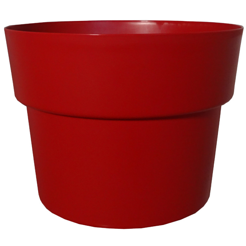 Pot rond CocoriPot, coloris pollen - D. 28xH. 22cm