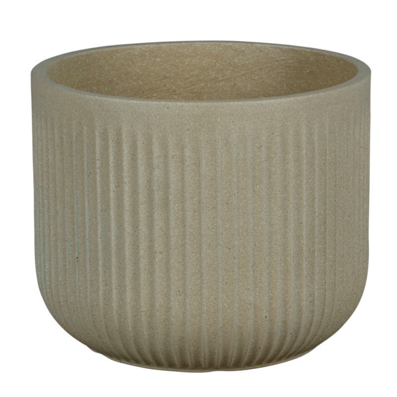 Pot de fleurs Auckland 08I crème - D. 44xH. 36cm