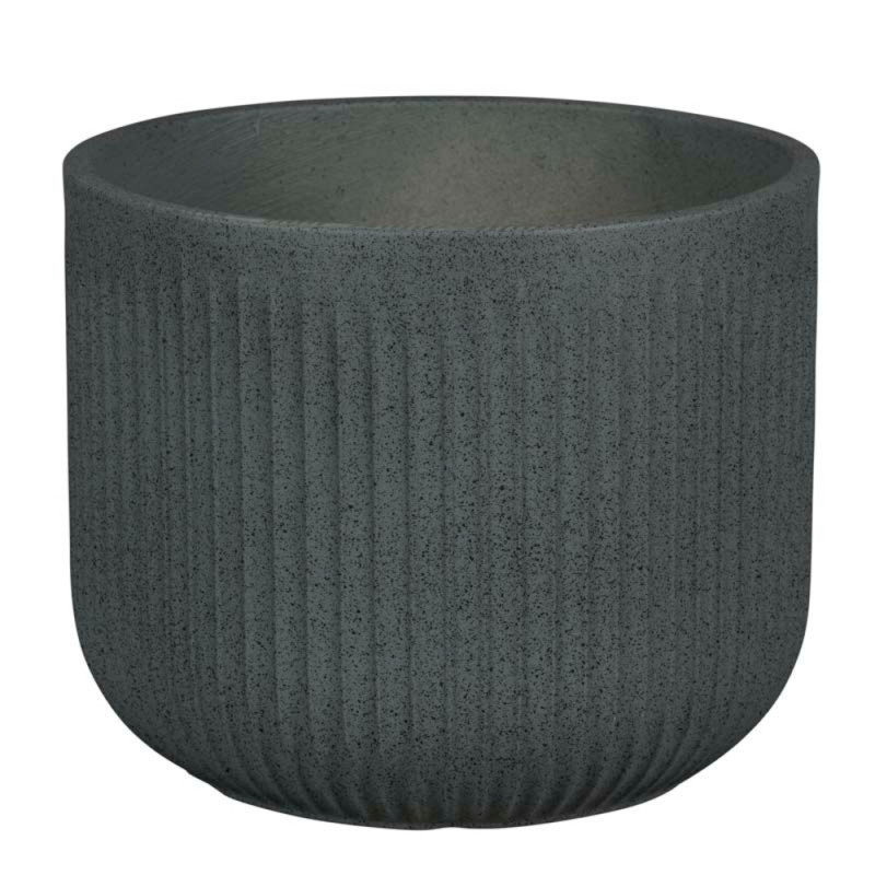Pot de fleurs Auckland 08G, coloris gris - D. 24xH