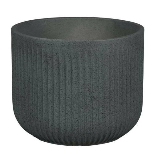 Pot de fleurs Auckland 08G, coloris gris - D. 30xH