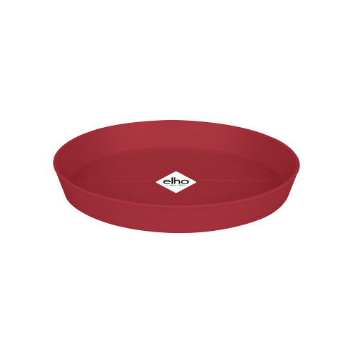 Soucoupe Loft ronde, coloris rouge théâtre - D. 24