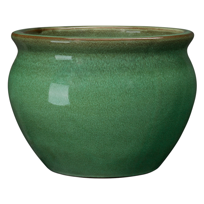 Pot Méditerranée en terre cuite émaillée, coloris
