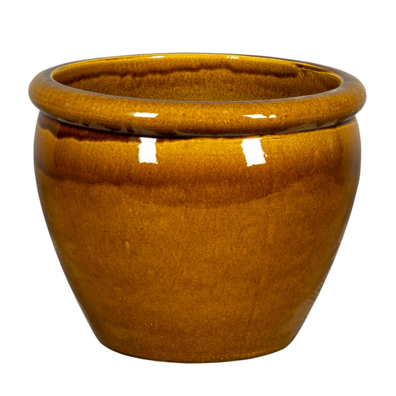Pot Shan, coloris ocre D30xH23cm