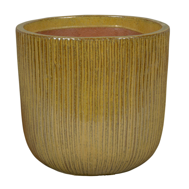 Pot Verti, coloris champagne D37xH36cm