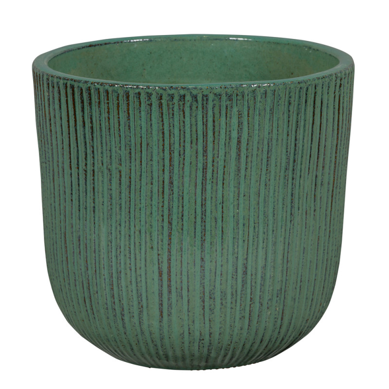 Pot Verti, coloris vert D30xH30cm