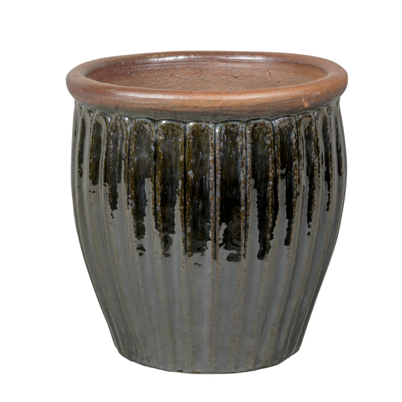 Pot Antica, coloris vert D38xH38cm