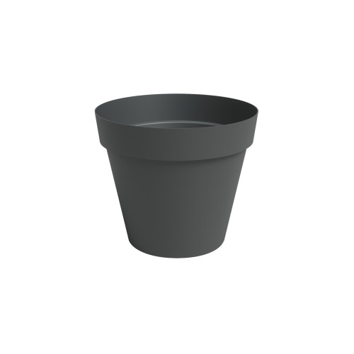 Pot Agape, coloris anthracite - D. 20cm