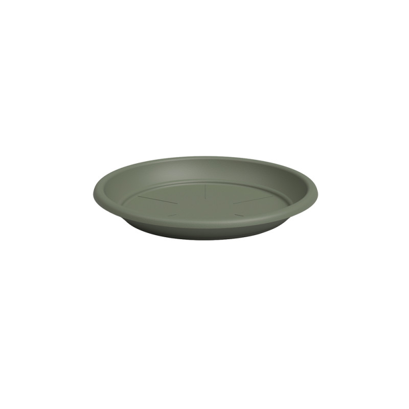 Soucoupe ronde, coloris vert clair - D. 35cm