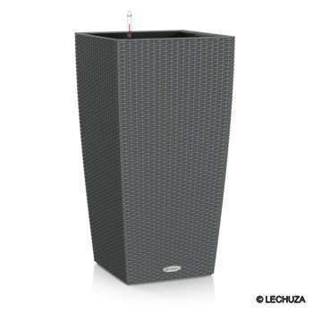Pot Cubico Premium, coloris granit L. 40xl. 40xH.