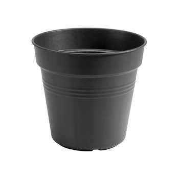 Pot Provence en plastique, noir Ø 11 cm