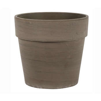 Pot Calima en terre cuite, basalt Ø 31 x H. 27 cm